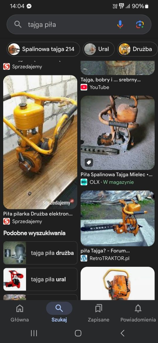 Zbiorniczek do piły tajga PRL