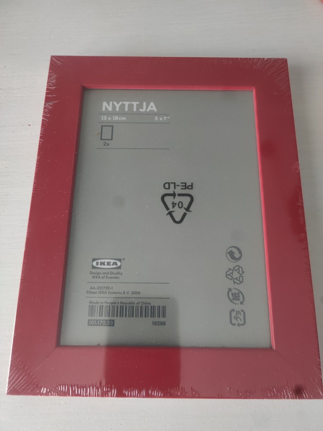 Ramka na zdjęcia Ikea Nyttja 2 szt, nowa