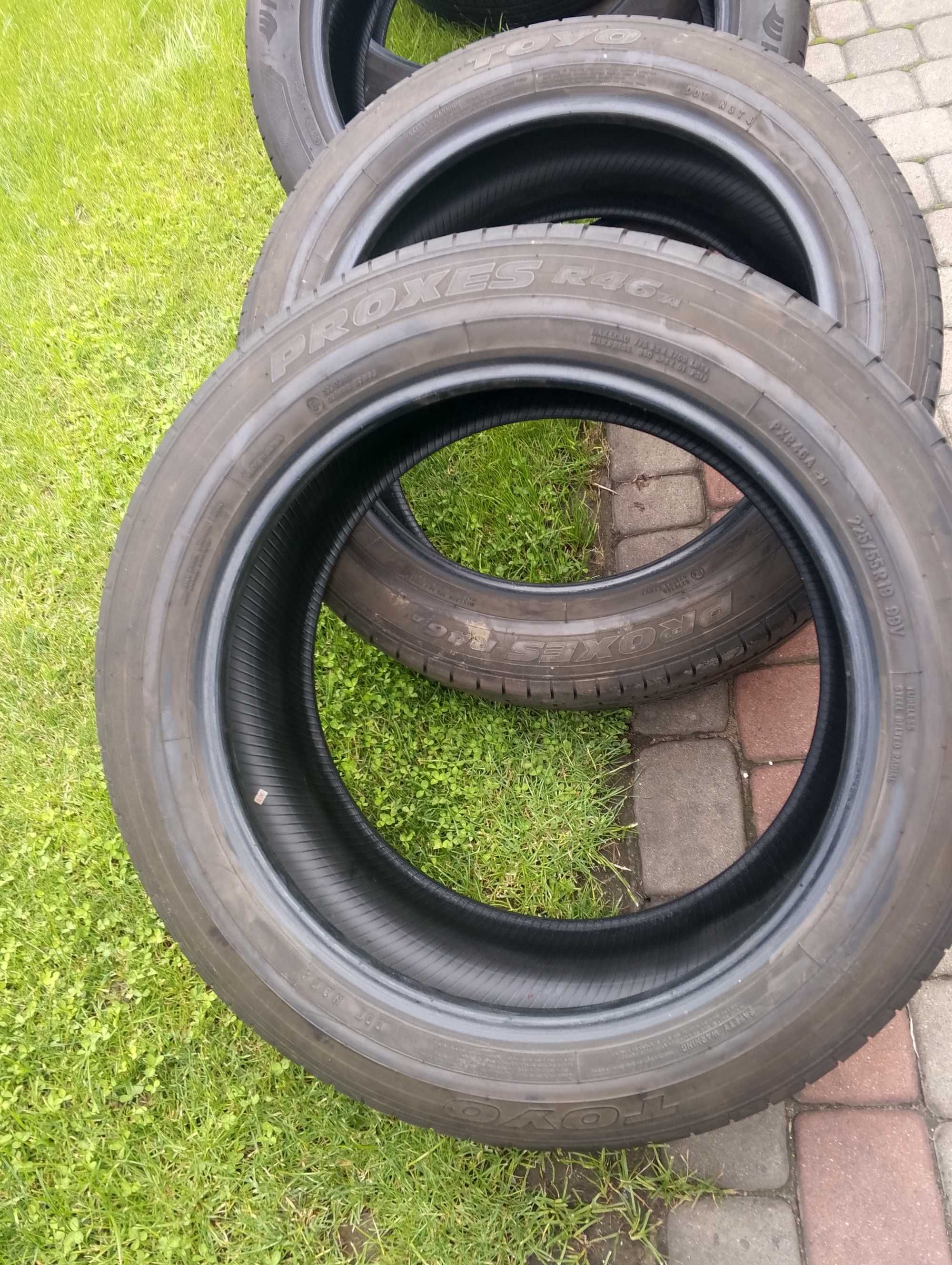 opony jak NOWE 2szt. 225/55/19 Toyo Proxes , 2020 rok