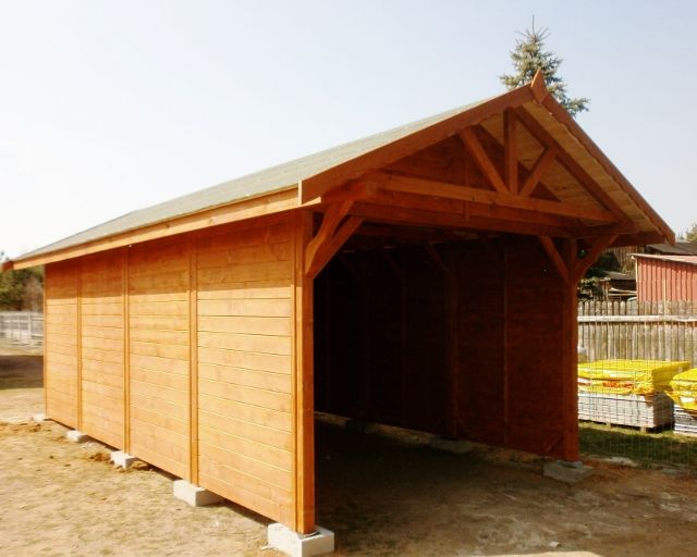 wiata drewniana,garaż,budynek gospodarczy,ogrodowy,magazyn,3x6m