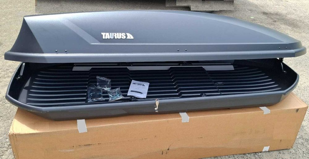 Box bagażnik dachowy Taurus Adventure 630 Nowy nieużywany Czarny Mat