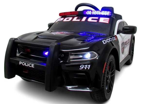 DOGE POLICE SRT Auto na akumulator EVA Skóra pilot, zdalnie sterowany.