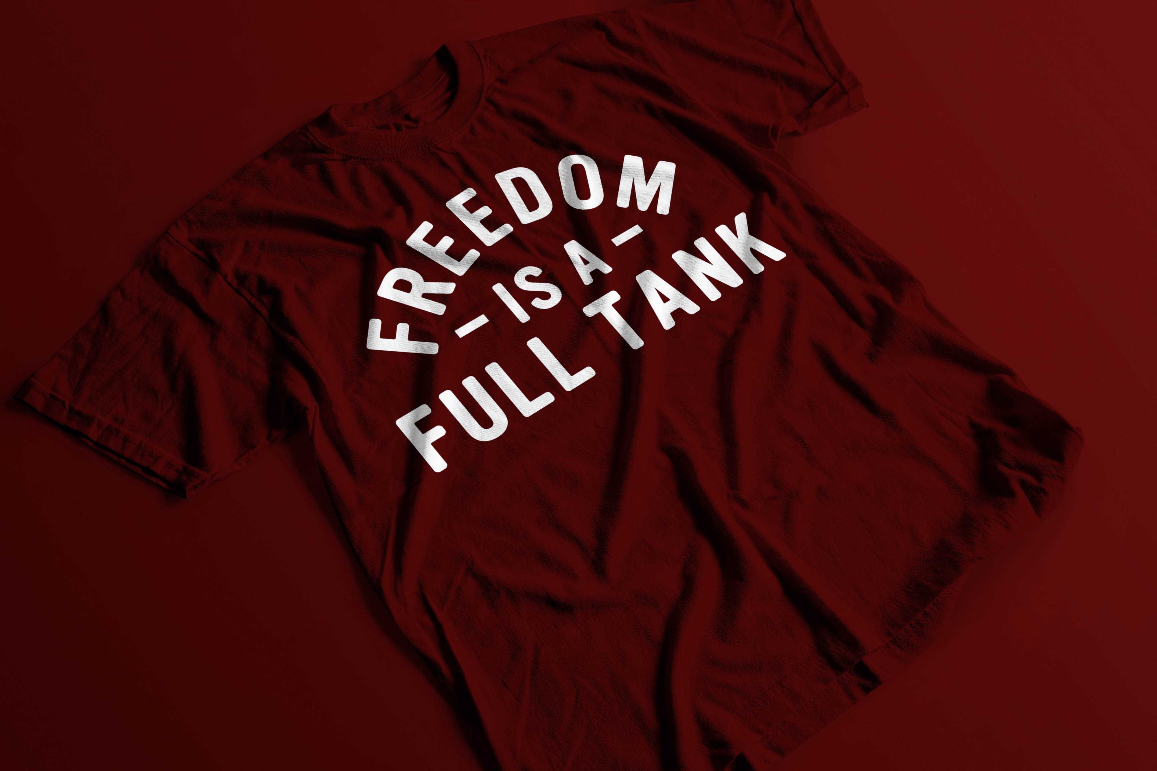 T-shirt Freedom  Motorclycle