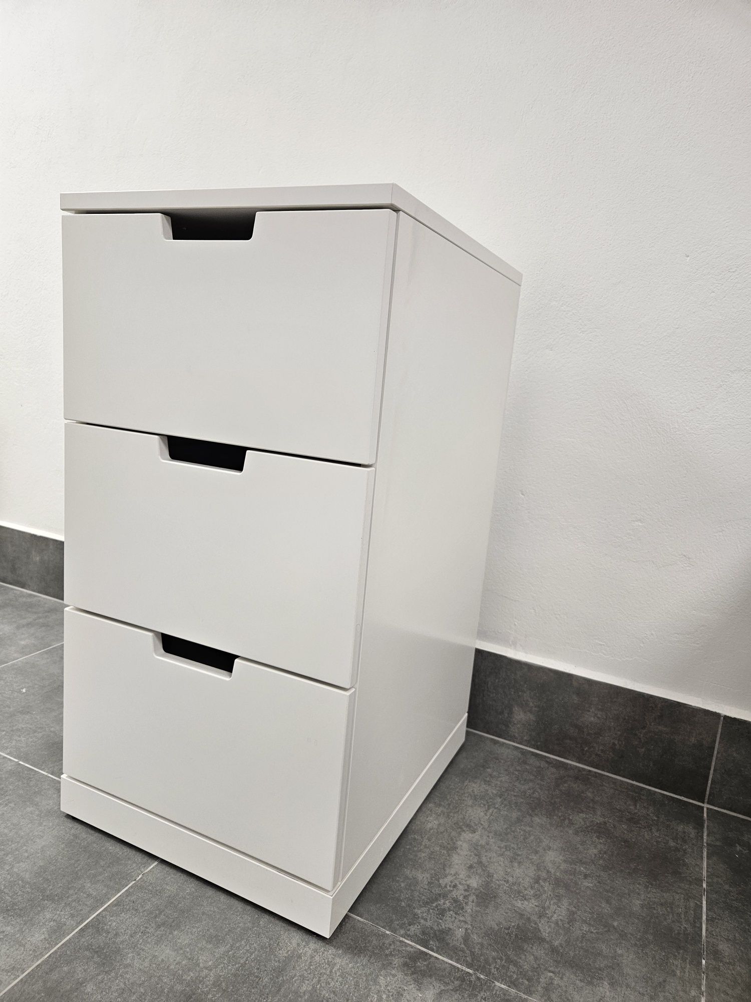 NORDLI Komoda, 3 szuflady, biały, 40x76 cm IKEA
Komoda, 3 szuflady