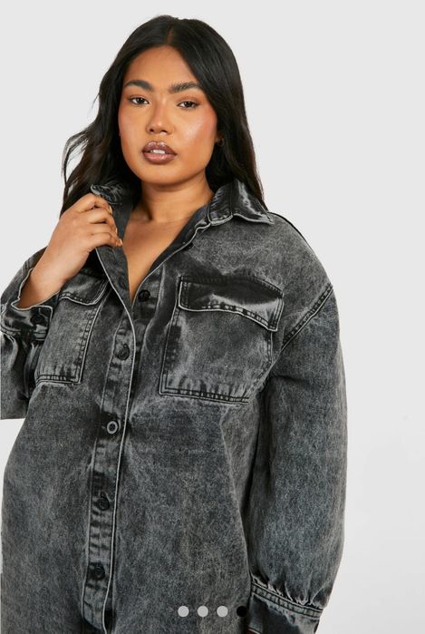 Джинсове худі варенка Boohoo плаття oversize