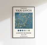 Plakat Van Gogh Almond Blossom – Kwiaty Migdałowca Retro Vintage 21x30