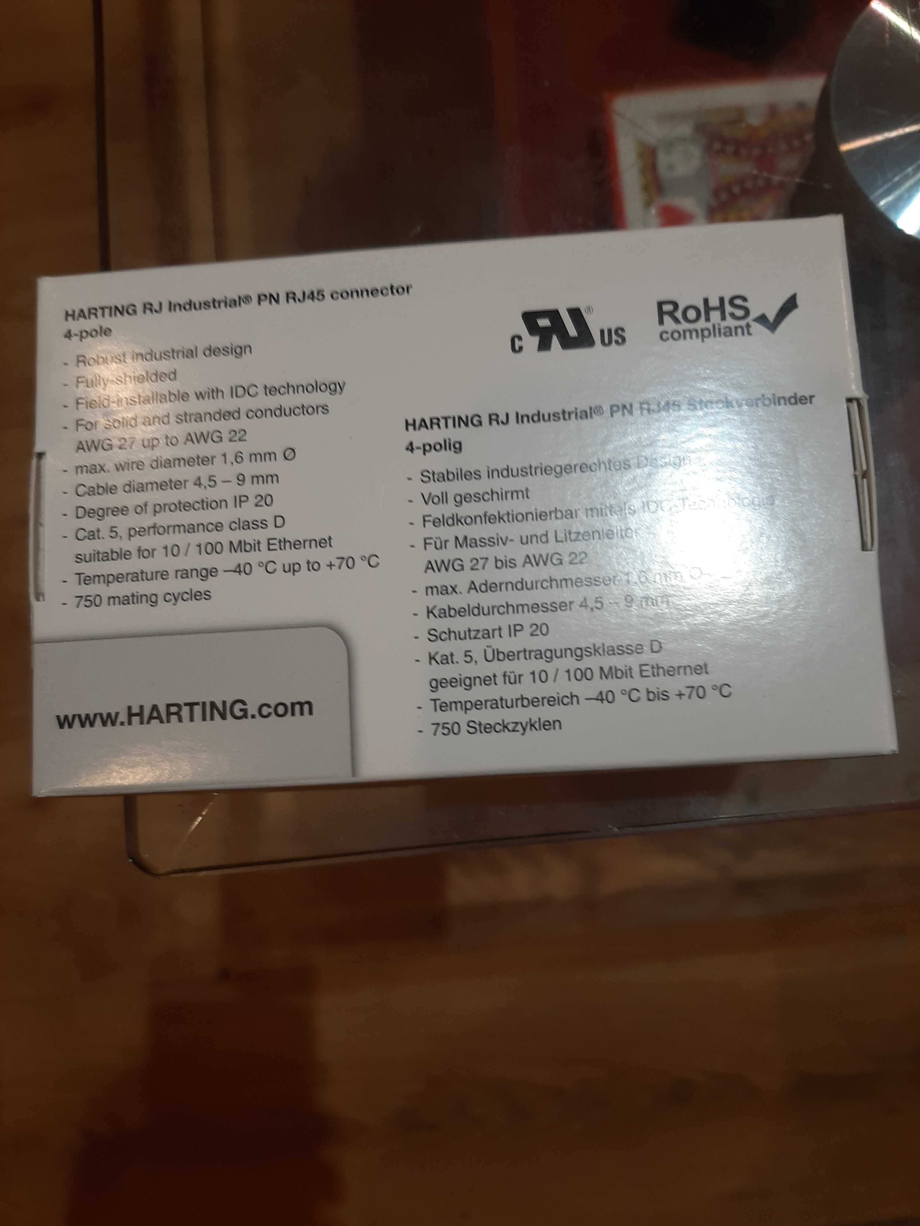 Wtyk RJ45 męski Harting RJ Industrial®
