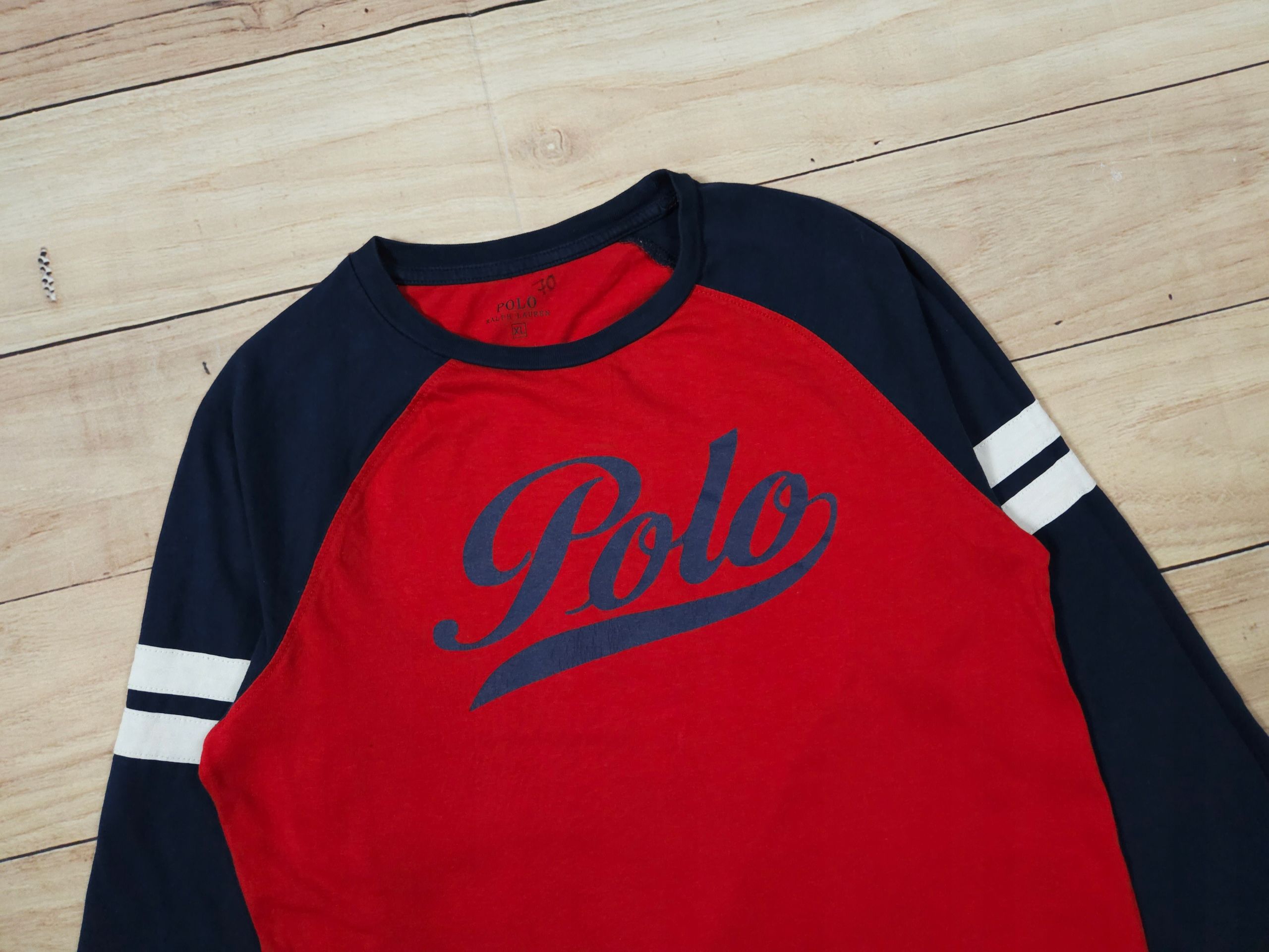 POLO RALPH LAUREN Koszulka Longsleeve Logowana r. S/M
