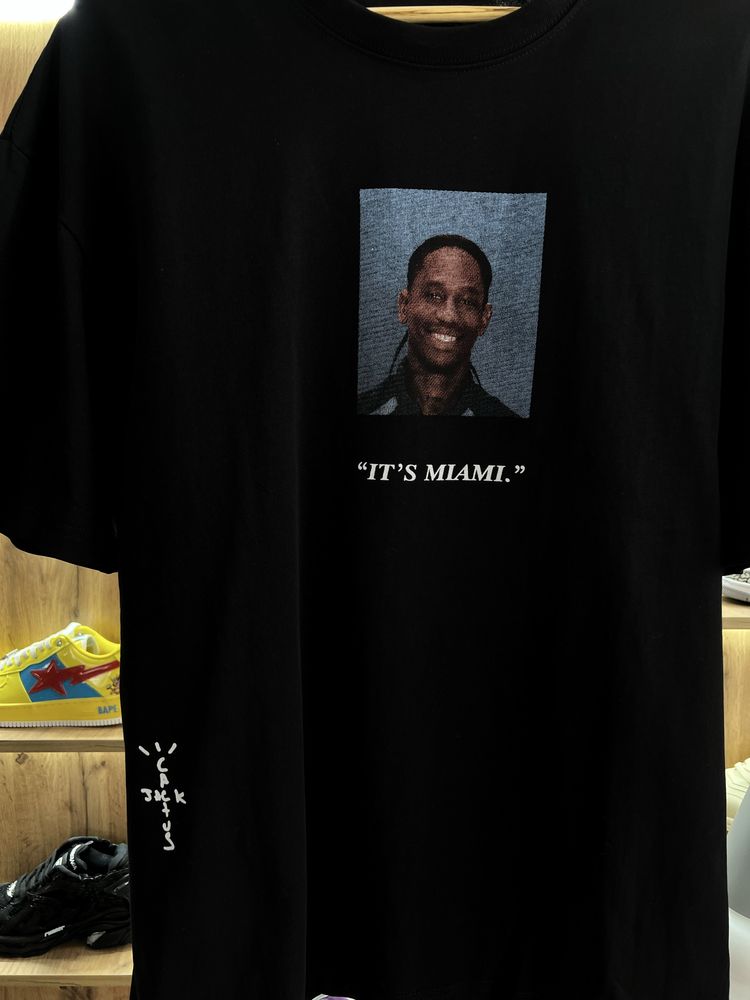 Футболка Travis Scott It’s Miami  Free The Rage Logo