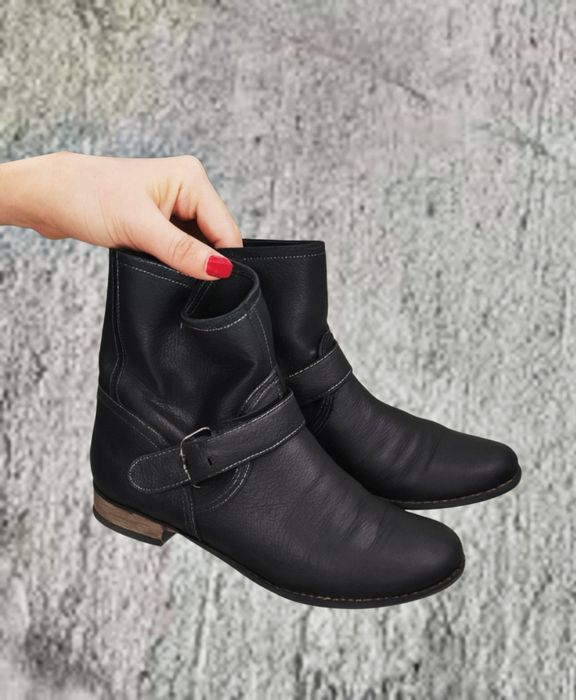 Тёплые кожаные ботинки, 38 размер — натуральная кожа, стиль и комфорт