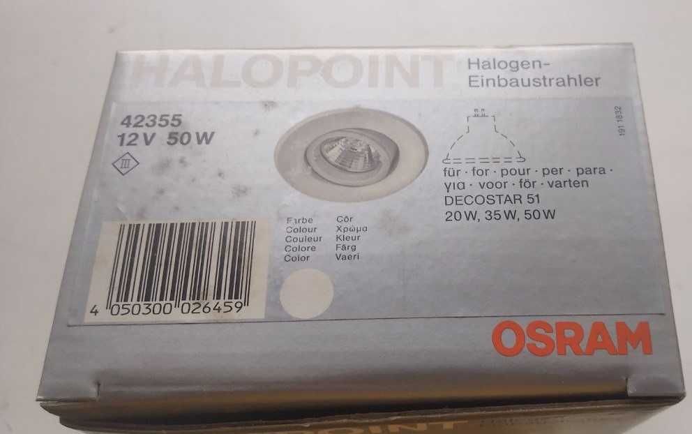 Галогенний вбудований світильник OSRAM Halopoint 42355