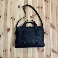 женская кожаная сумка портфель деловой стиль maani by adax