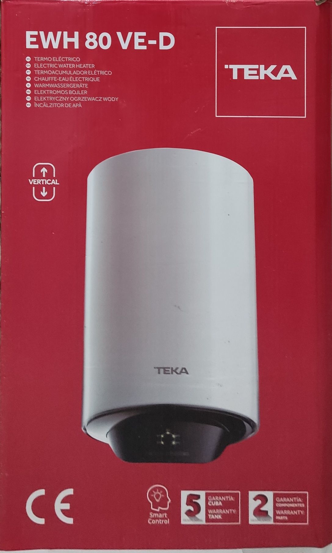 Termoacumulador TEKA Smart EWH 80 VE-D (80 L - 7.5 bar)