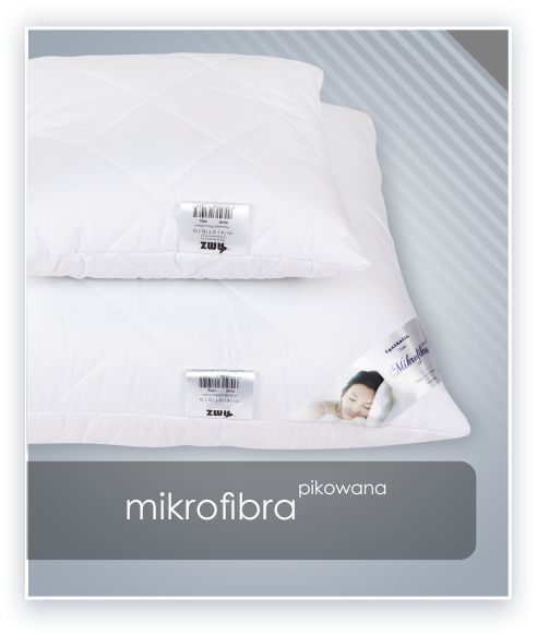 Poduszka AMZ MIKROFIBRA pikowana extra antyalergiczna 40x40 Biały