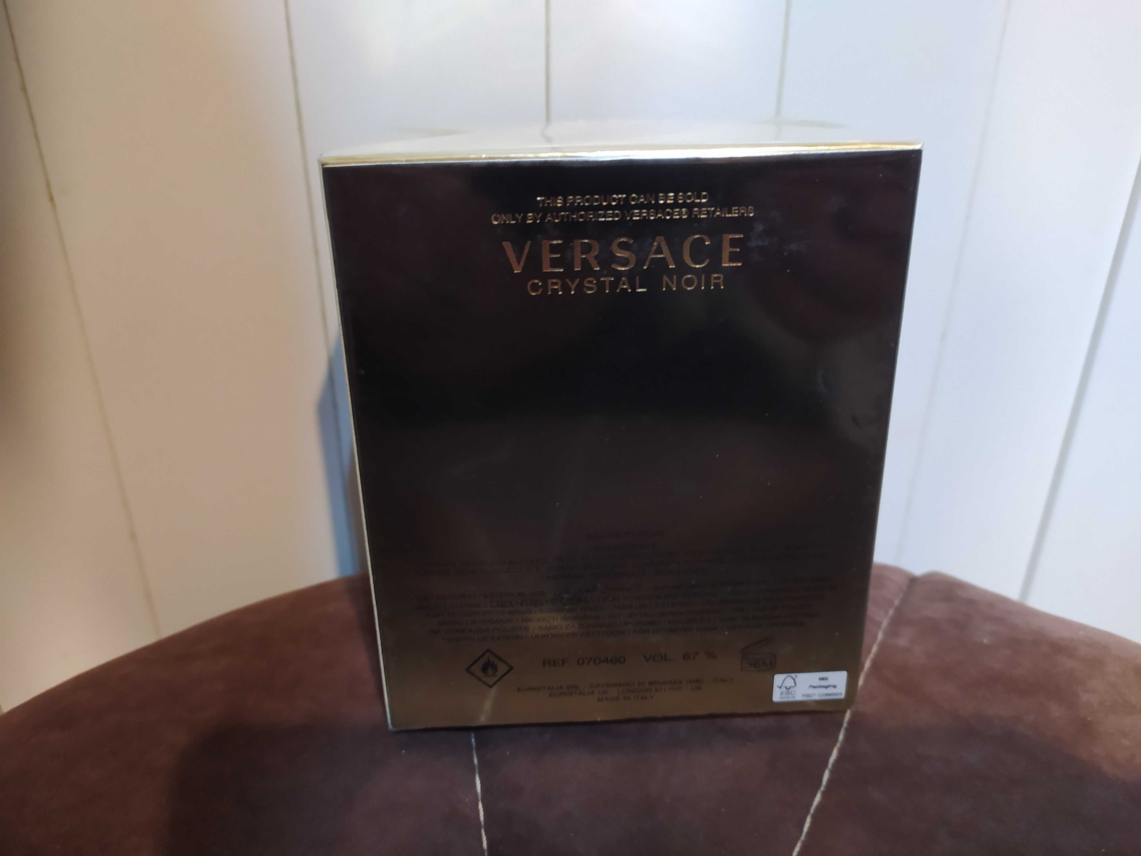 Versace Crystal Noir 90 ml. damski zapach, nowy. folia