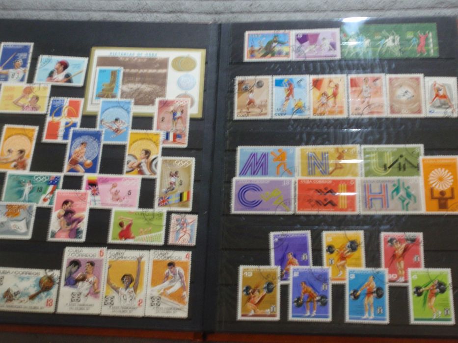 альбом с марками спорт
