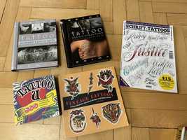 Angielskie ksiazki o tatuazach i magazyn