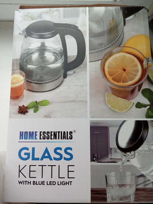 Скляний електричний чайник з підсвіткою