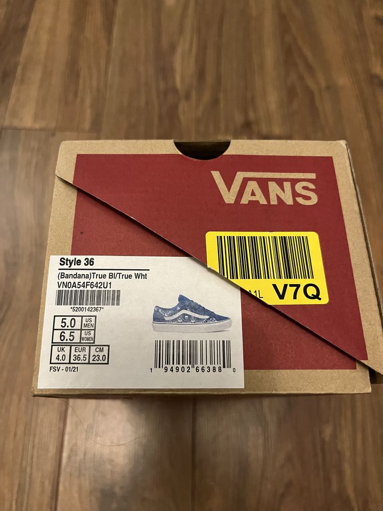 Vans 36,5 w czaszki nowe