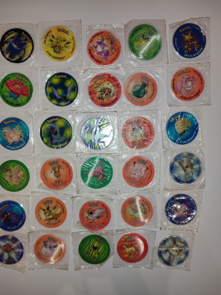 Pokemon tazo nowe w folii