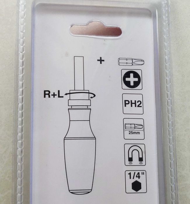 Makita D-58833 Магнітна викрутка з тріскачкою та бітою