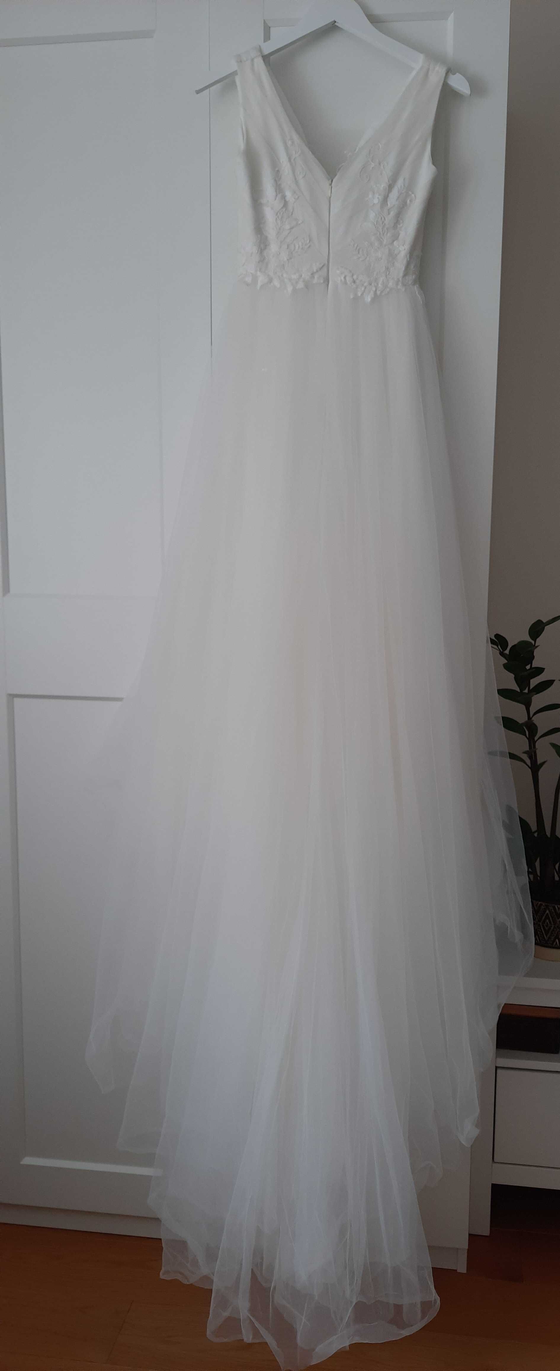 Suknia ślubna Melrose Bridal Camille, 34,XS, na 150-160 cm wzrostu/156