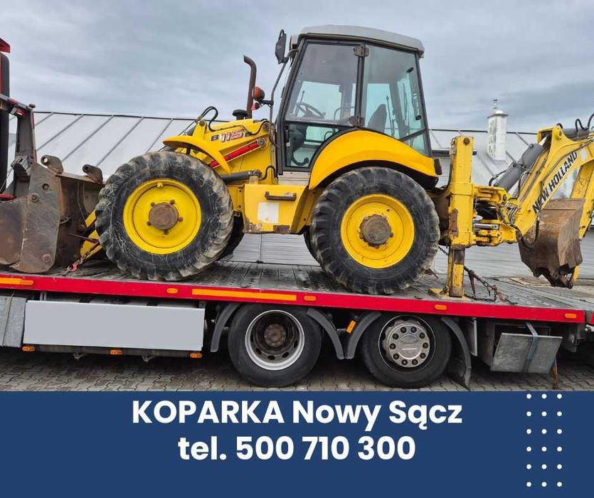 Koparko-ładowarka Nowy Sącz – wykopy, niwelacje, drenaże, szamba FV