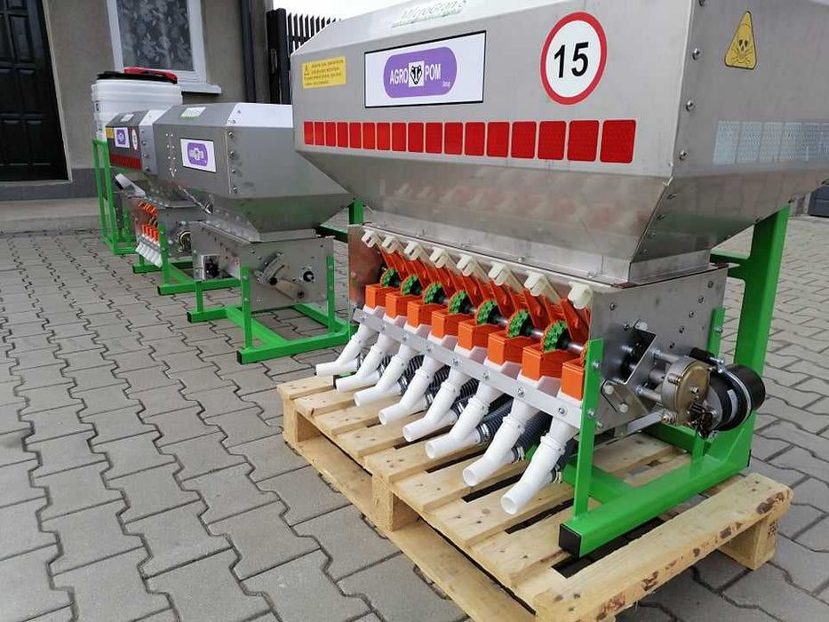 Siewnik poplonu ,Podsiewacz nawozu precyzyjny  8 rz Promo 7800 zł