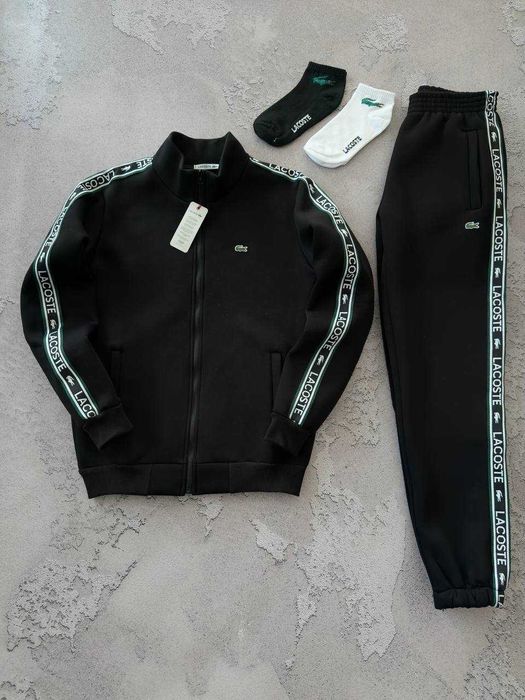 Чоловічий зимній спортивний костюм на флісі лакоста Lacoste [S-XXL]