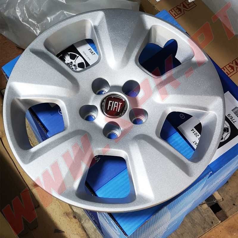 Pack 4 Tampões Comerciais / Carrinhas Fiat Vários / Doblo 15" - Novos