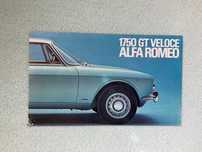 Stary prospekt Alfa Romeo veloce 1750gt retro vintage