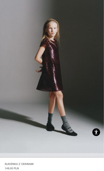 сукня платье zara  13-14 164см марсала пайєтки на новий рік