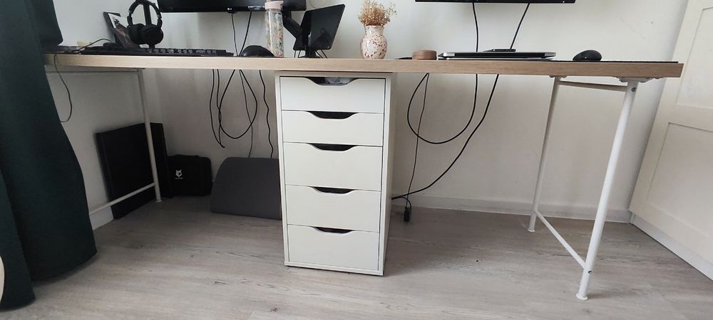 IKEA biuro duże dla dwóch osób