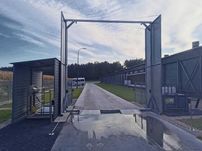 Brama dezynfekcyjna dla pojazdów. Dezynfekcja kół, podwozia i boków