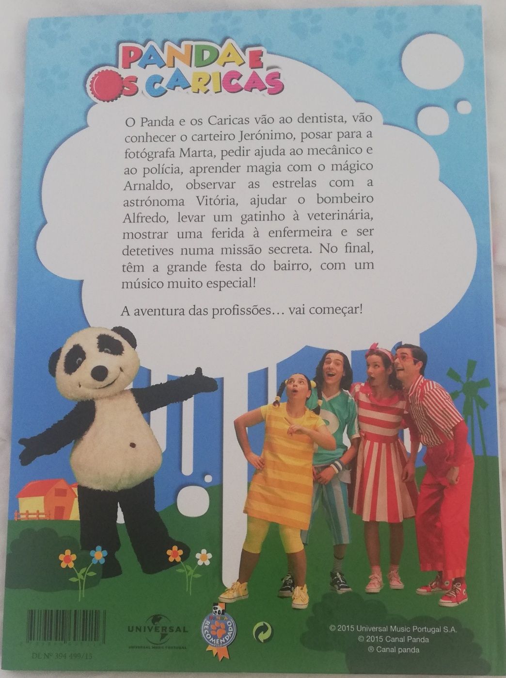 Livro Panda e Os Caricas