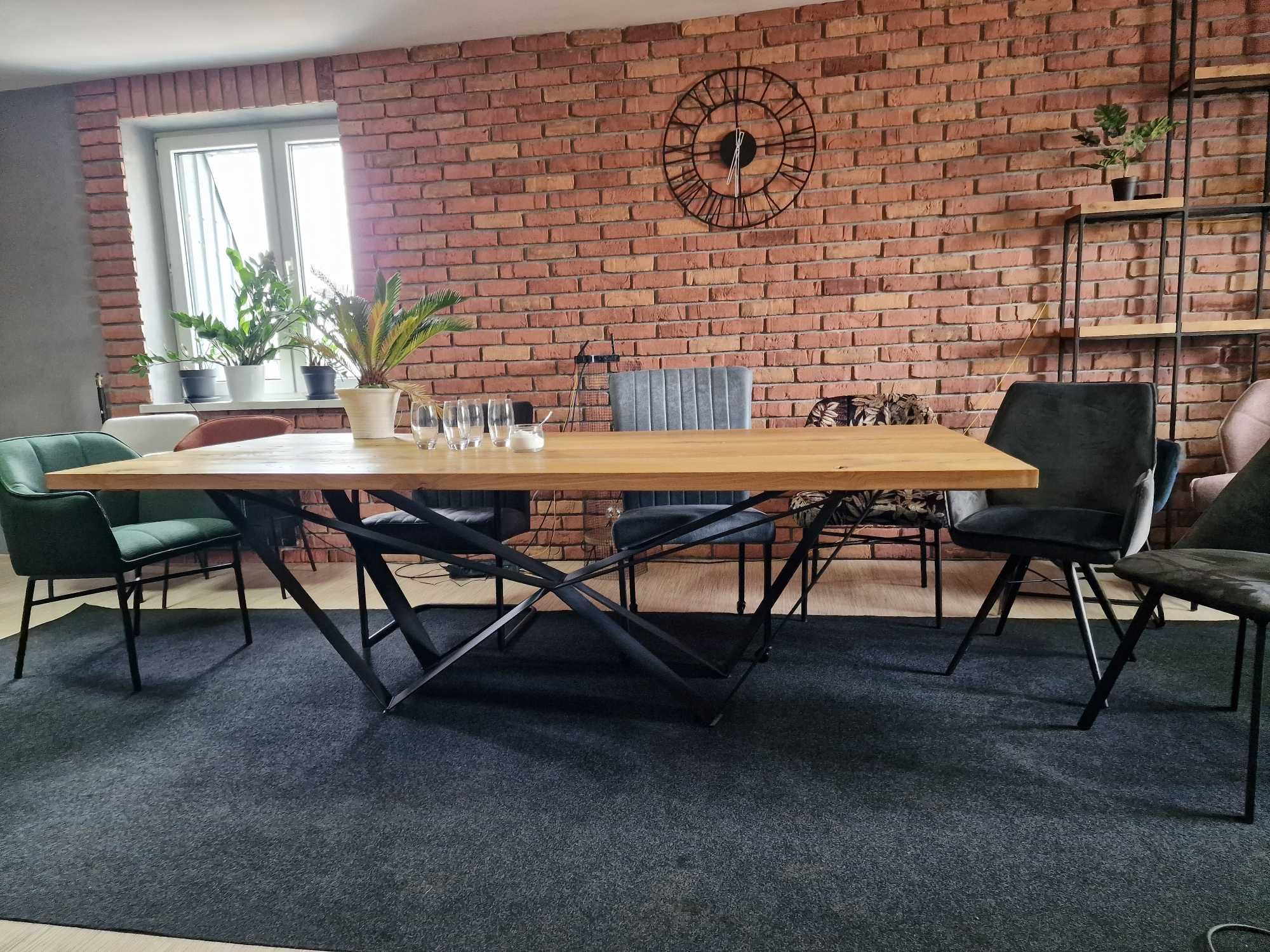 stół dębowy lity dąb premium producent dostępny od ręki 230x100