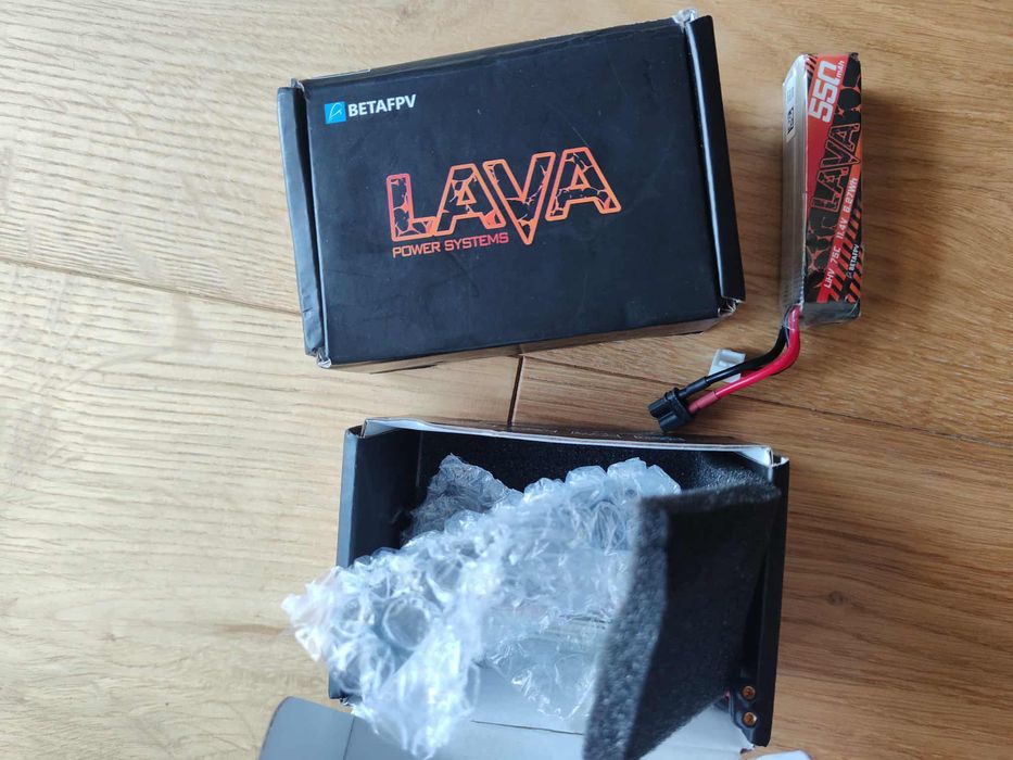 4x bateria BETAFPV LAVA 3S 550mAh 75C XT30