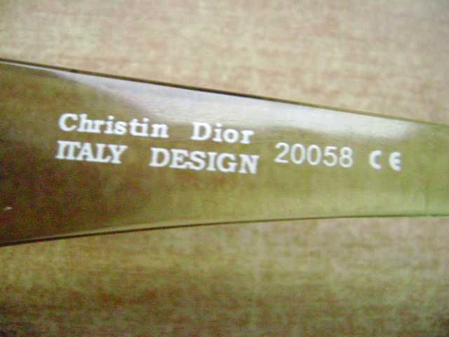 Starocie z PRL - Okulary przeciwsłoneczne Christin Dior damskie TANIO