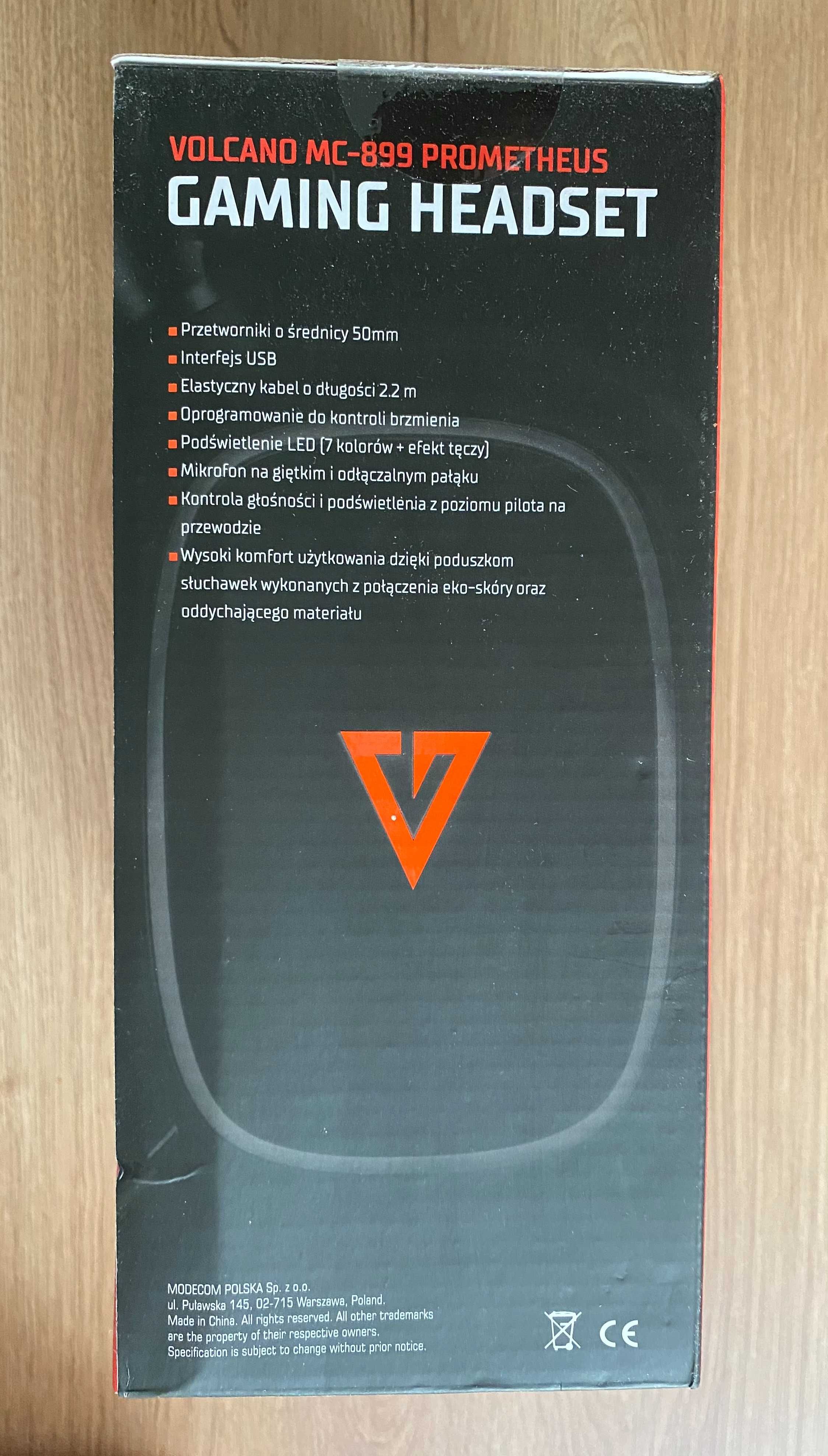 Nowe słuchawki gamingowe MODECOM Volcano MC-899 Prometheus