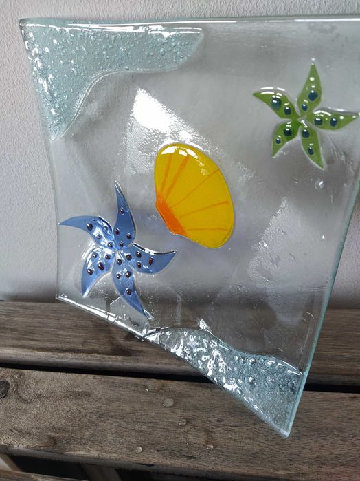 Prato de vidro veneziano