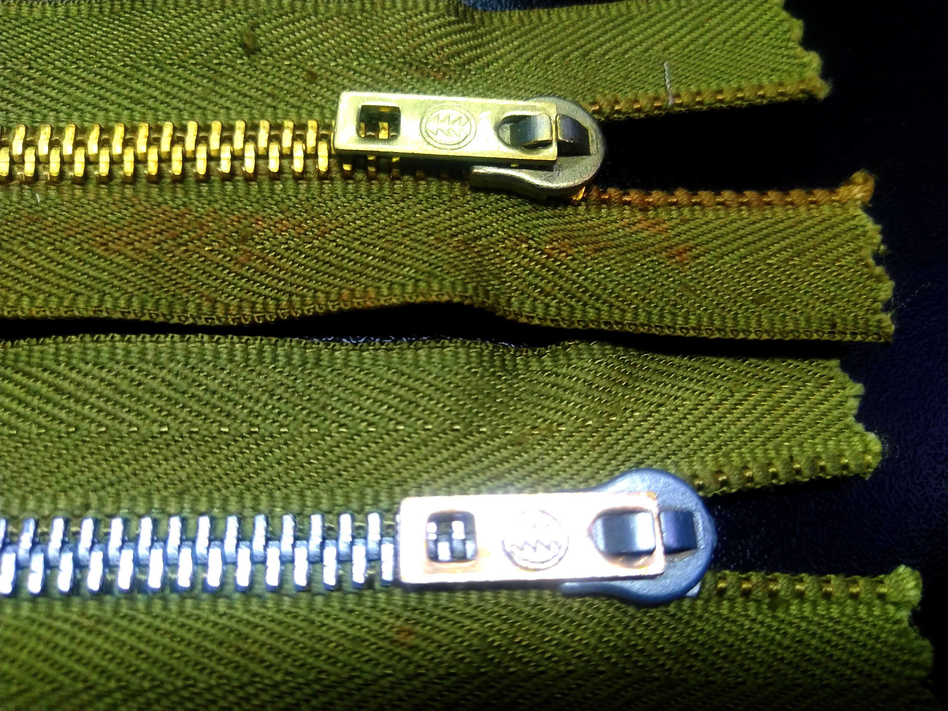 Змейка "молния"; 20см.; хаки (военка); металл, №5;