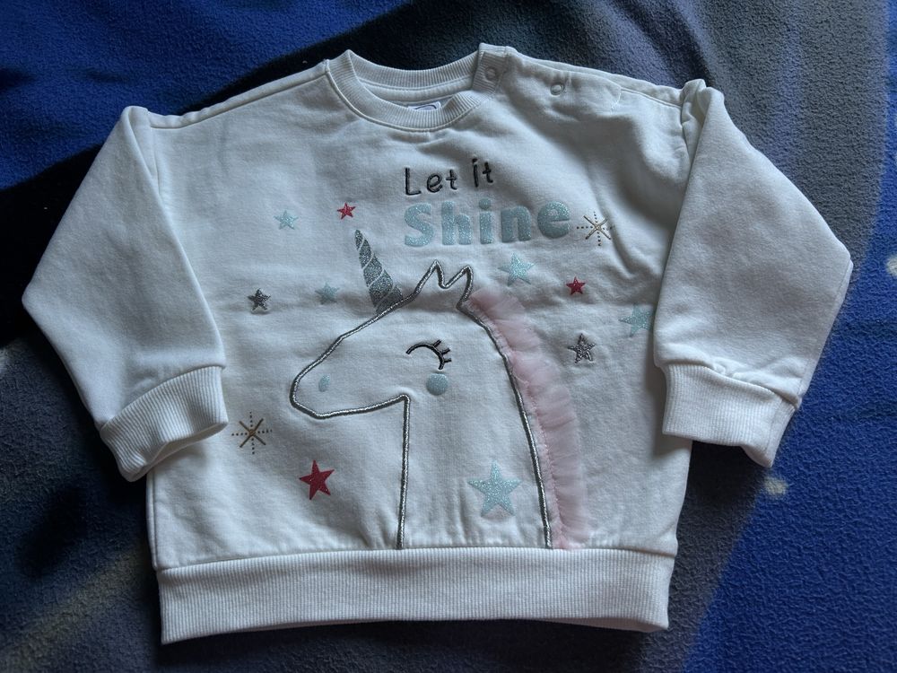 Piekna!!! Bluza z jednorożcem, NOWA ! Rozm.86, smyk