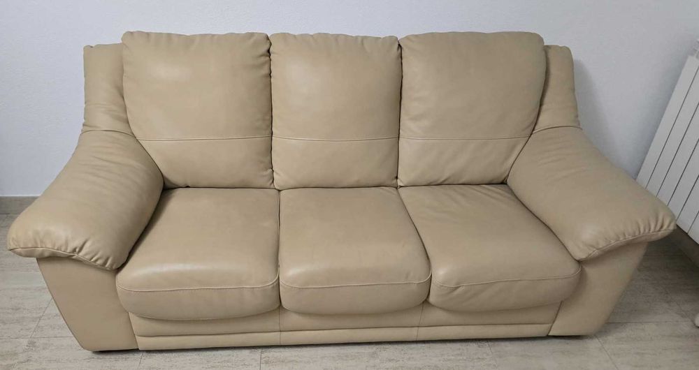 SOFÁ 3L Pele Natural