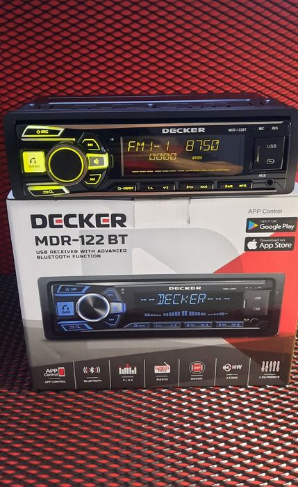 Автомагнітола DECKER MDR-122 BT DSP Bluetooth