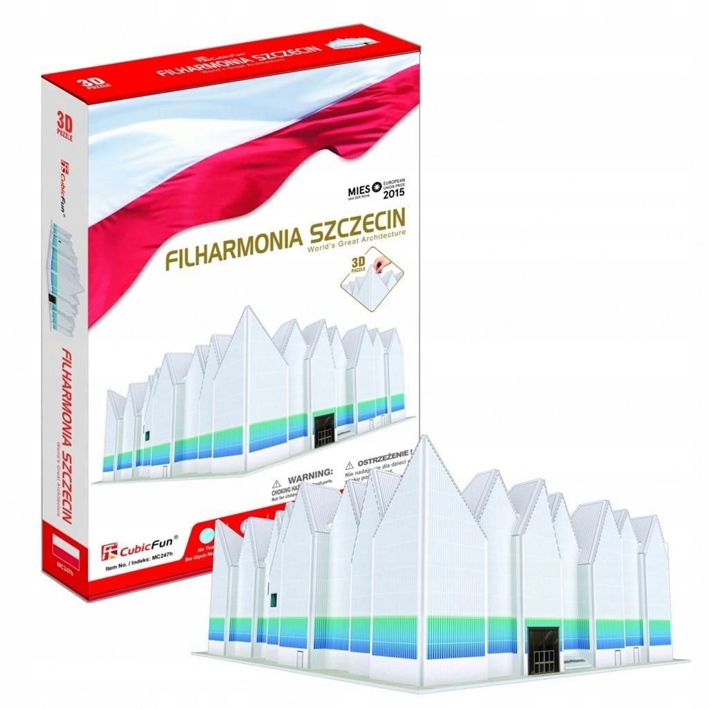 Puzzle 3d Filharmonia Szczecin Xl, Cubic Fun