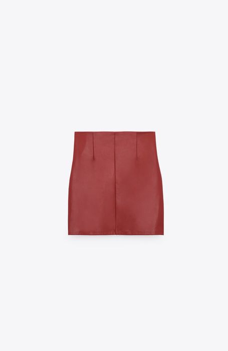 Юбка Zara из искуственной кожи