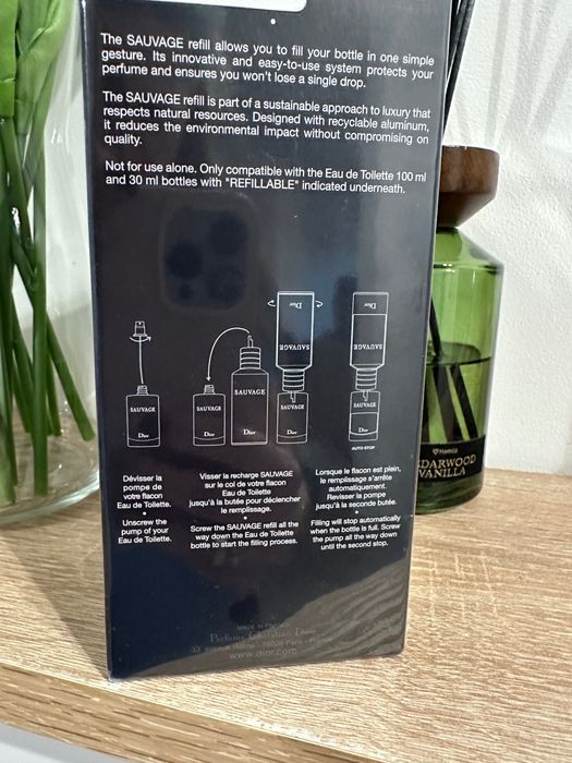 Dior Sauvage Refill 300 ml – wkład do wody toaletowej