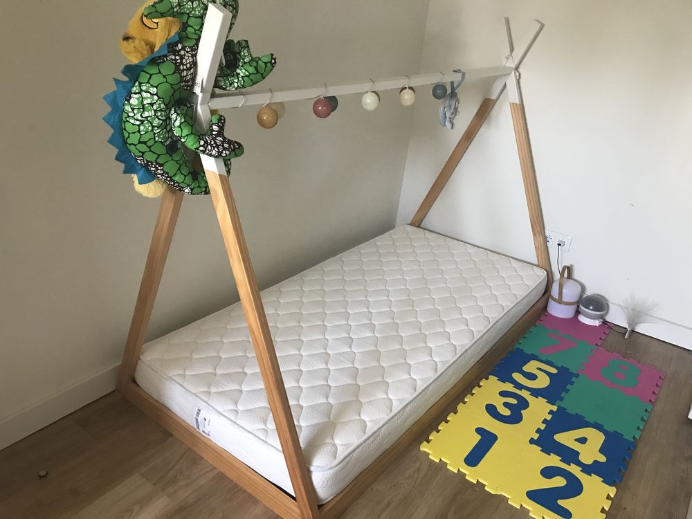 Cama montessori (tipi/tipy) + colchão 90x190