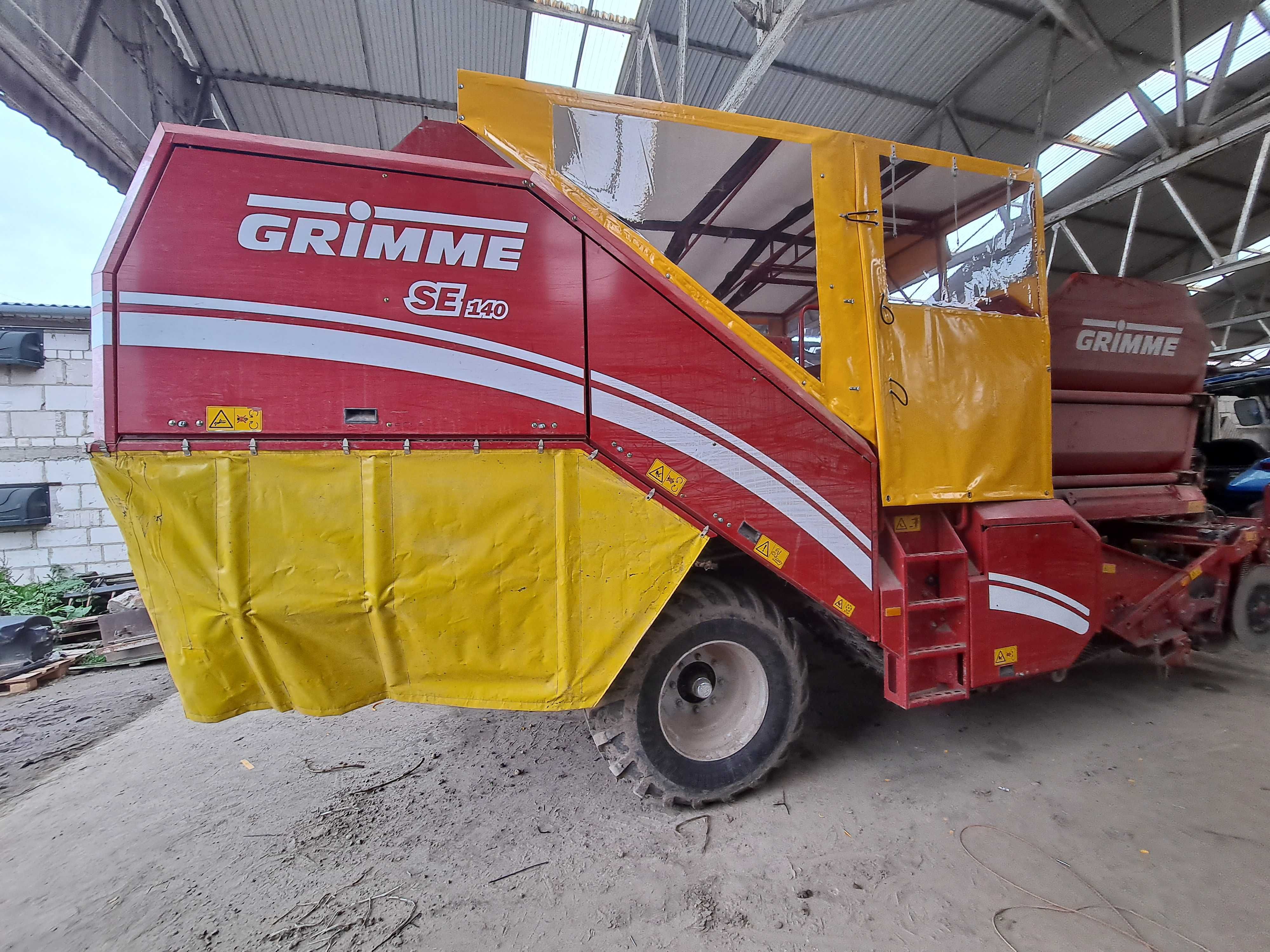 Grimme DR1500, SE 75-40, 75-30, SE140 plandeka tylnia