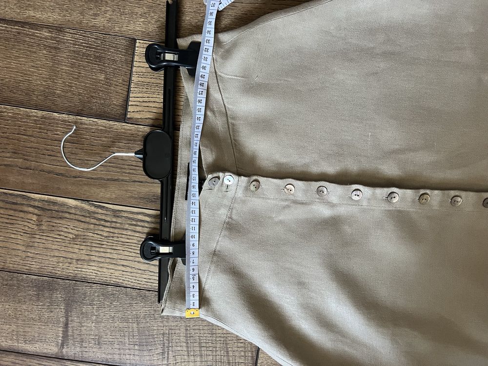 Стильная юбка из льна 100% Massimo dutti xs